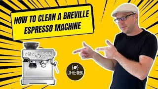 How To Clean A Breville Espresso Machine With Tablets 4K The Quick amp Easy Way [upl. by Nnednarb]