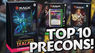 Top 10 Precon Decks for Commander 2024 Edition  Magic The Gathering [upl. by Aicilanna]