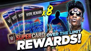 8 Over The Limit Global Rewards Undercards Pack  WWE SuperCard [upl. by Essiralc379]