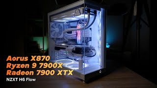 Rakit PC AMD Ryzen 9 7900X Chipset X870 Radeon 7900XTX Case H6 Flow [upl. by Rotkiv394]