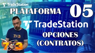 TRADESTATION  OPCIONES AMERICANAS CONTRATOS 05  Trading en ESPAÑOL [upl. by Valle]