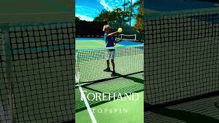 Tennis forehand topspin [upl. by Arondel454]