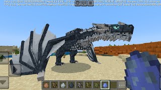 Dragons In Minecraft PE  Dragons addon in Minecraft PE [upl. by Yarod]