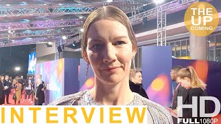 Sandra Hüller interview on The Zone of Interest at London Film Festival 2023 [upl. by Autrey]