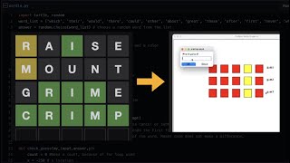 Wordle in 50 lines of Python [upl. by Phelgen]