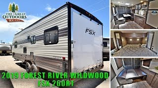 2019 FOREST RIVER WILDWOOD FSX 260RT Toy Hauler RV Travel Trailer Colorado [upl. by Anelhtak]