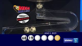 Mega Millions Drawing 06092023 [upl. by Eetse972]