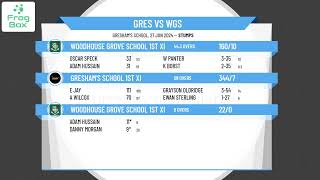 Greshams School 1st XI v Woodhouse Grove School 1st XI [upl. by Tonya]