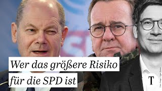 Scholz vs Pistorius Die KFrage – Wen schickt die SPD in den Wahlkampf [upl. by Lalita385]