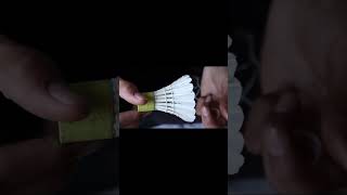 The Process of Making Shuttlecock  Badminton Birdiesshorts factory handmade [upl. by Dasteel]