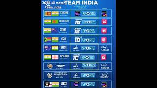 20242025 team India all cricket match schedule shorts indiacricket t20 odicricket trending🏏🏟️ [upl. by Ennyrb]