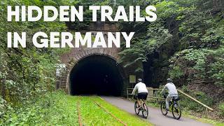 Germanys Best Hidden Bike Paths Tunnels amp Railways Ride 4K [upl. by Dallman521]