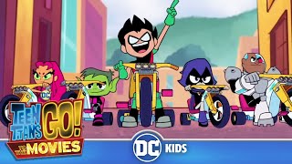 Time Cycles 🚲  Teen Titans GO To The Movies  dckids [upl. by Atilemrac735]