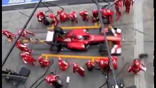 F1 Pit Stops 1950 vs 2013 Quick Changeover  SMED [upl. by Blaze]