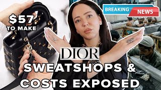 SHOCKING NEW DIOR SCANDAL  ALLEGED EXPLOITATION amp BAGS COSTING 57 TO CREATE Full Details Here [upl. by Ynoyrb]