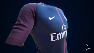 Speed Art  Modeling PSG Home Kit [upl. by Yesteb486]