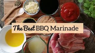 The Best BBQ Marinade Recipe  Barbecue Recipe [upl. by Neill]