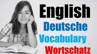 Video116 DeutschEnglisch Wortschatz Übersetzung German English für Unternehmen Geschäfts Business [upl. by Juditha]