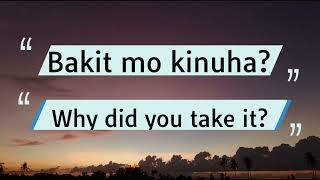 COMPILATION OF PERSONAL QUESTIONS  EnglishTagalog Translation [upl. by Samid582]