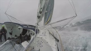 Vendée Globe  damages on IMOCA 60 raceyachts [upl. by Eicyaj813]