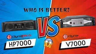 DYNATECH HP 7000 VS V 7000 AMPLIFIER  Which is Better for Live amp Dj  Pro Dj Equipments [upl. by Curren]