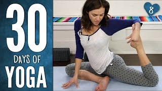 Day 8  Yoga For Healing amp Meditation  30 Days of Yoga [upl. by Dreher]