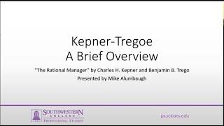 KepnerTregoe A Brief Overview and QampA [upl. by Kalina]