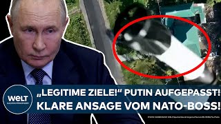 UKRAINEKRIEG quotLegitime Zielequot Wladimir Putin aufgepasst NATOBoss Stoltenberg mit Klartext [upl. by Aitnis]