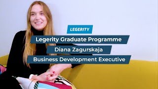 Legerity Graduate Programme  Diana Zagurskaja Business Development Executive [upl. by Anuahsar]