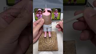 Clay Artisan JAY ：Sculpting a Sweet and Adorable Character Eating Ice Cream [upl. by Seibold]