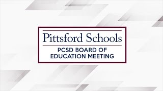 Pittsford Board of Education Meeting  November 12 2024 [upl. by Nyrroc927]