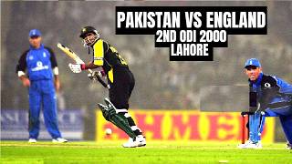 Shahid Afridis 61 Runs and 5 Wickets Leads His Team Fight Back  2nd ODI Lahore 2000  Pak vs Eng [upl. by Serica]