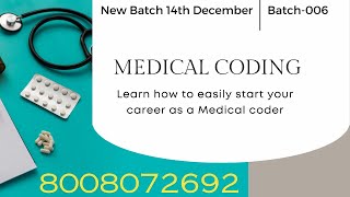 Medical coding Demo class  New course starting from 14th December [upl. by Innavoeg]