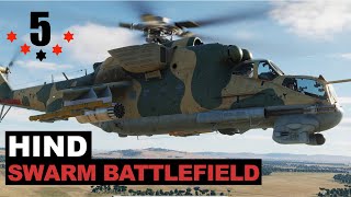 MI24P Hind  Russian Helicopter Gunship Swarms battlefield  Cockpit Only [upl. by Adnaloj450]