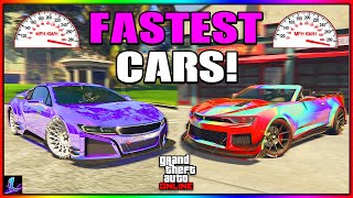 Top 10 FASTEST CARS in GTA 5 Online Updated [upl. by Kirt]