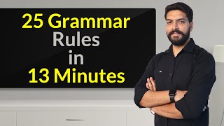 25 Grammar Rules in 13 Minutes for IELTS TOEFL and DET [upl. by Damal]