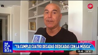 ORLANDO NETTI  NOTA EN quotIMPLACABLESquot de SUSANA ROCCASALVO con PAULA TOMASSINI  CANAL 9ARGENTINA [upl. by Lletnahc]