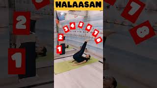 हलासन थायराइड को जड़ से खत्म करें। Halasana step by step methodhalasana thyroid viralreel yoga [upl. by Avrit]