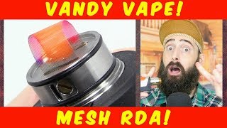 Vaping The Mesh RDA By Vandy Vape [upl. by Weidman]