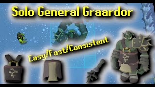 OSRS Drop General Graardor easily in Old School Runescape [upl. by Novhaj]