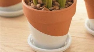 How to Paint TerraCotta Pots [upl. by Dnilasor252]