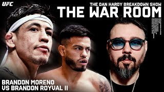 Brandon Moreno vs Brandon Royval 2  Dan Hardy Breakdown The War Room Ep 303 [upl. by Nauqad311]