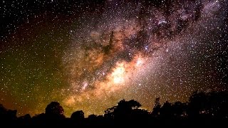 The Outback Sky  the Night Sky over the Australian Landscape [upl. by Yecnahc]