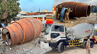 How to Make Concrete Mixer Truck  Manufacturing Process Of Concrete Mixer Truck Machine  Part 2 [upl. by Wylma]