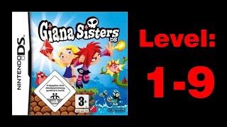 Giana Sisters DS Level 19 all red diamonds NDS JumpnRun Gameplay Walkthrough no commentary [upl. by Levenson884]