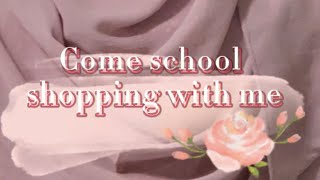 Come School Shopping With Me🪷 [upl. by Nuahsel499]