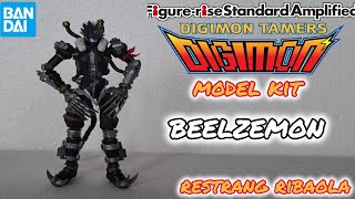 Beelzemon Digimon Digital Monster Figure Rise Standard Amplified Model Kit Bandai revisión en españo [upl. by Olivero68]