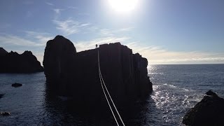 Donegal Tyrolean Traverse Ireland [upl. by Gayner998]