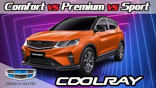 Variant Full Comparison 2021 Geely Coolray [upl. by Nirrat]