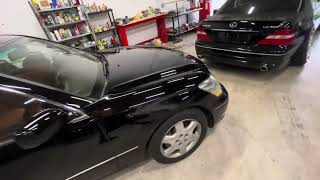 2004 Lexus Ls430 Black Onyx on Saddle walk around [upl. by Annaeerb]